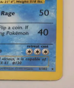 Gyarados 006/102 Pokemon Base Set Holo - Image 4