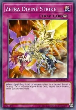 CROS-EN072 Zefra Divine Strike Super Rare 1st Edition Near Mint YuGiOh TCG - Image 1