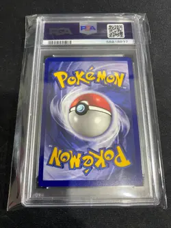 1999 Mr. Fuji #58 Fossil Set Trainer Uncommon Original Pokemon Card PSA 8 - Image 2