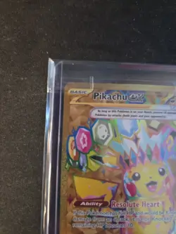 Pokemon TCG SV08 Surging Sparks Pikachu EX Hyper Rare Gold Holo Card 247/191 - Image 2