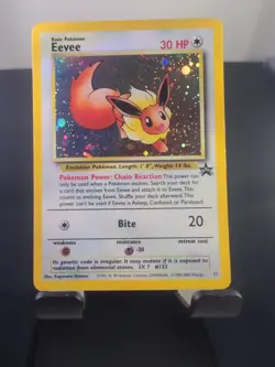 EEVEE - HOLO - WOTC BLACK STAR PROMO [LP/MP] RARE VINTAGE POKEMON CARD #11 - Image 1