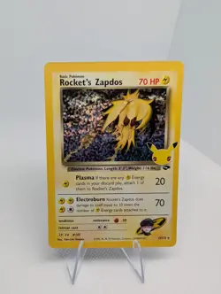 Rocket’s Zapdos 15/132 - Holo Rare 25th Celebrations - Pokemon Card TCG - NM - Image 1