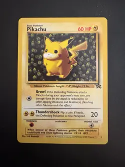 POKEMON TCG PIKACHU 1 WOTC PROMO!! - Image 1