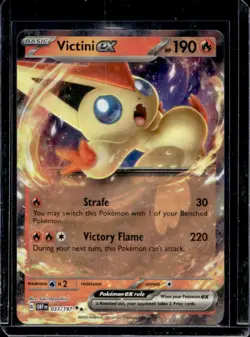 2023 Pokemon SV Obsidian Flames Victini ex #033/197 - Image 1
