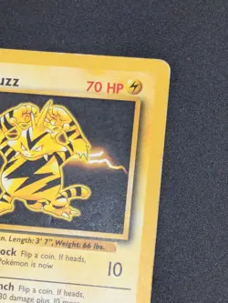 Vintage 1999 Electabuzz 20/102 Base Set Rare MP Pokemon TCG Card - Image 3