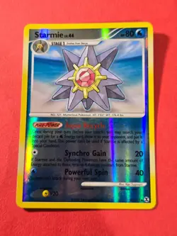 2009 Pokemon Platinum Rising Rivals Reverse Foil #50 Starmie, UC, cd1 - Image 1