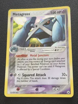 Metagross 11/101 Hidden Legends Holo Pokemon Card 2004 GREAT CONDITION - Image 1