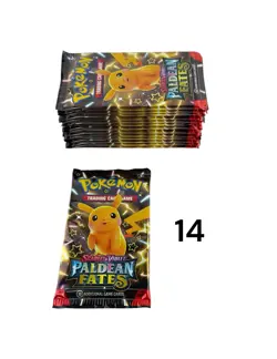LOT of (55) New Pokemon TCG Scarlet & Violet “Paldean Fates” Booster Packs - Image 3