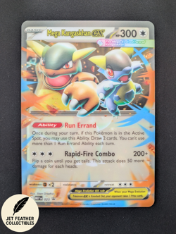 Mega Kangaskhan Ex - MEP025 - Oversized Jumbo Black Star Promo Card Pokemon - Image 1