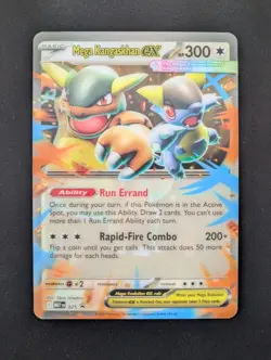 Mega Kangaskhan Ex - MEP025 - Oversized Jumbo Black Star Promo Card Pokemon - Image 2