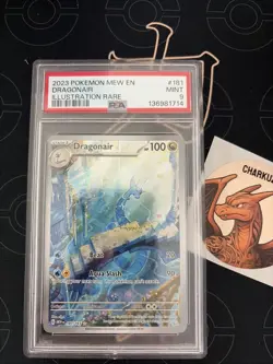 Pokemon Dragonair Scarlet and Violet 151 Holo Illustration Card 181/165 - Image 1