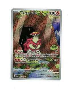 2024 Pokemon FULL ART HOLO TURTONATOR ILLUSTRATION RARE 146/142! - Image 1