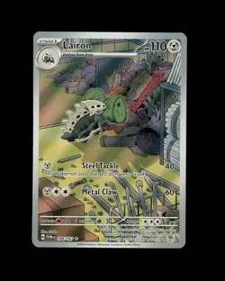 2024 Pokemon TWILIGHT MASQUERADE LAIRON IR FULL ART HOLO 184/167 RARE! NM - Image 1