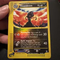 Pokemon Houndoom Aquapolis Reverse Holo Rare 15/147 - Image 1