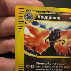 Pokemon Houndoom Aquapolis Reverse Holo Rare 15/147 - Image 5