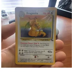 Pokemon TCG Dragonite 4/62 Fossil Holo Rare Unlimited 1999 English 100 HP - Image 1
