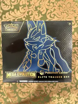 Pokemon Center Mega Evolution Base Lucario PC Elite Trainer Box SEALED PC ETB - Image 1