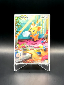 Pokemon TCG Lillipup Sv: White Flare Illustration Rare Holo 154/086 - Image 1