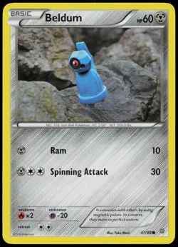Beldum 47/98 XY - Ancient Origins Non-Holo Pokemon TCG - Image 1