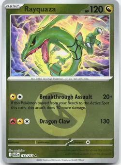 Rayquaza (Energy Symbol Pattern) 153/217 Ascended Heroes Pokemon Reverse Holo NM - Image 1