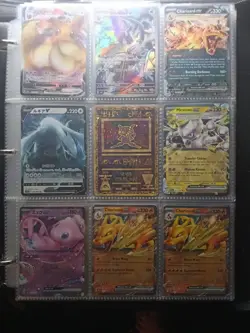 Pokemon • 225-Card Binder Collection NM + Ancient Mew 2000 Holo Promo Excellent - Image 3
