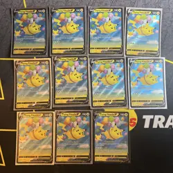 POKEMON CELEBRATIONS Flying Pikachu V ENGLISH LOT OF 11 SURFING PIKACHU - Image 1