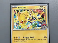 Pikachu 2025 World Championships Stamp SVP EN 225 Pokemon PROMO Card NM - Image 2
