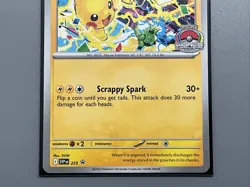 Pikachu 2025 World Championships Stamp SVP EN 225 Pokemon PROMO Card NM - Image 3