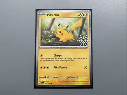 Pikachu 2025 World Championships Stamp SVP EN 225 Pokemon PROMO Card NM - Image 5