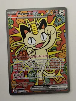 Meowth ex 121/088 SIR ME03: Perfect Order SIR - Image 1