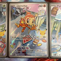 Pokemon First Partner Illustration Collection - Chimchar Turtwig Piplup Set - Image 3