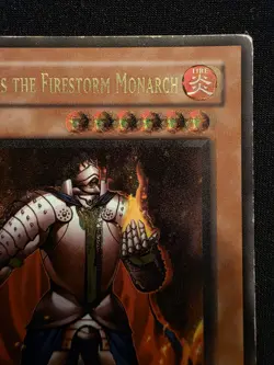 Yu-Gi-Oh Thestalos the Firestorm Monarch 1st Ed RDS-EN021 Ult R MISPRINT MP - Image 3