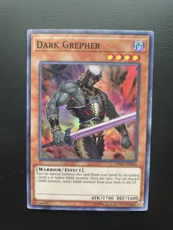 Yugioh Dark Grepher DASA-EN042 Unlimited Edition Super Rare NM/LP - Image 1
