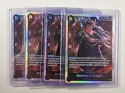 [4] MONKEY.D.DRAGON ONE PIECE CARD GAME OP12-094 SUPER RARE Q4856 - Image 1