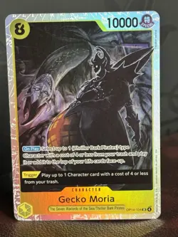 LOT of 3 - Gecko Moria OP14-104 One Piece CG Holo Rare Playset (MINT) - Image 2