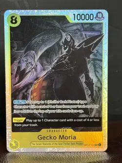 LOT of 3 - Gecko Moria OP14-104 One Piece CG Holo Rare Playset (MINT) - Image 4