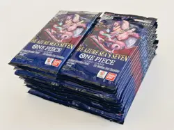Lot of 24 OP14 Sealed Booster Packs The Azure Sea’s Seven One Piece CCG - Image 1