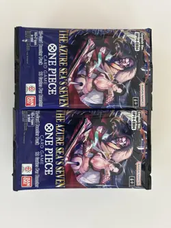 Lot of 24 OP14 Sealed Booster Packs The Azure Sea’s Seven One Piece CCG - Image 2