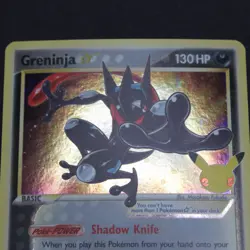 Greninja Gold Star SWSH144 Black Star Promo Celebrations NM Pokemon Card TCG - Image 1