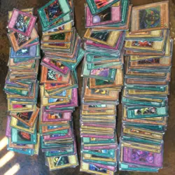 ENTIRE YUGIOH COLLECTION 400 Cards, Vintage Binders, And Tin - Image 5