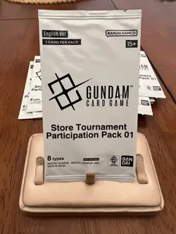 Gundam Card Game Store Tournament Participation Pack 01 English X17 - Image 1