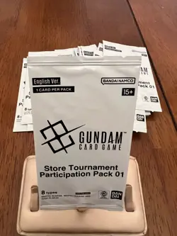 Gundam Card Game Store Tournament Participation Pack 01 English X17 - Image 2