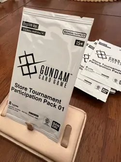 Gundam Card Game Store Tournament Participation Pack 01 English X17 - Image 3