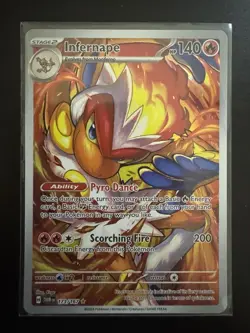 Pokemon Card - Infernape Twilight Masquerade 173/167 Illustration Rare NM - Image 1