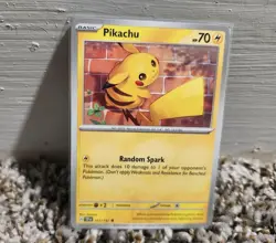 Pikachu 051/162 Temporal Forces 2024 Pokemon Card Common Near Mint-Mint - Image 1