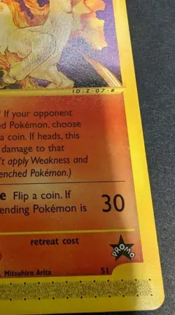 Pokemon Card - Rapidash WoTC Black Star Promo 51 Promo 2002 Rare Card Free Ship - Image 3