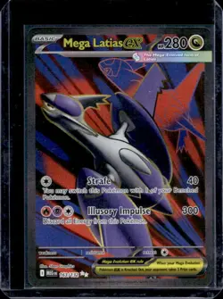 2025 Pokemon Mega Evolution Latias ex Ultra Rare #163/132 - Image 1