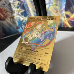 Chandelure VMAX 265/264 Rainbow HP320 - Gold Foil Fan Art Card - NM - Image 2