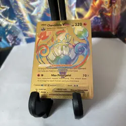 Chandelure VMAX 265/264 Rainbow HP320 - Gold Foil Fan Art Card - NM - Image 4