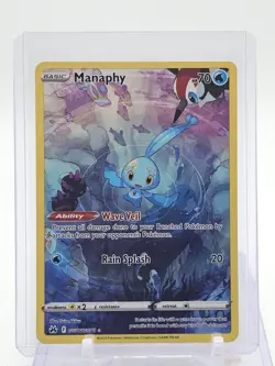 MANAPHY 2023 POKEMON CROWN ZENITH GALARIAN HOLO RARE #GG06/GG70 Q3878 - Image 1